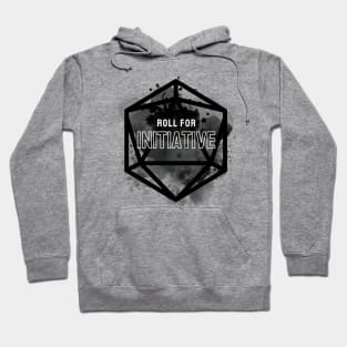 Roll for Initiative Grey Hoodie